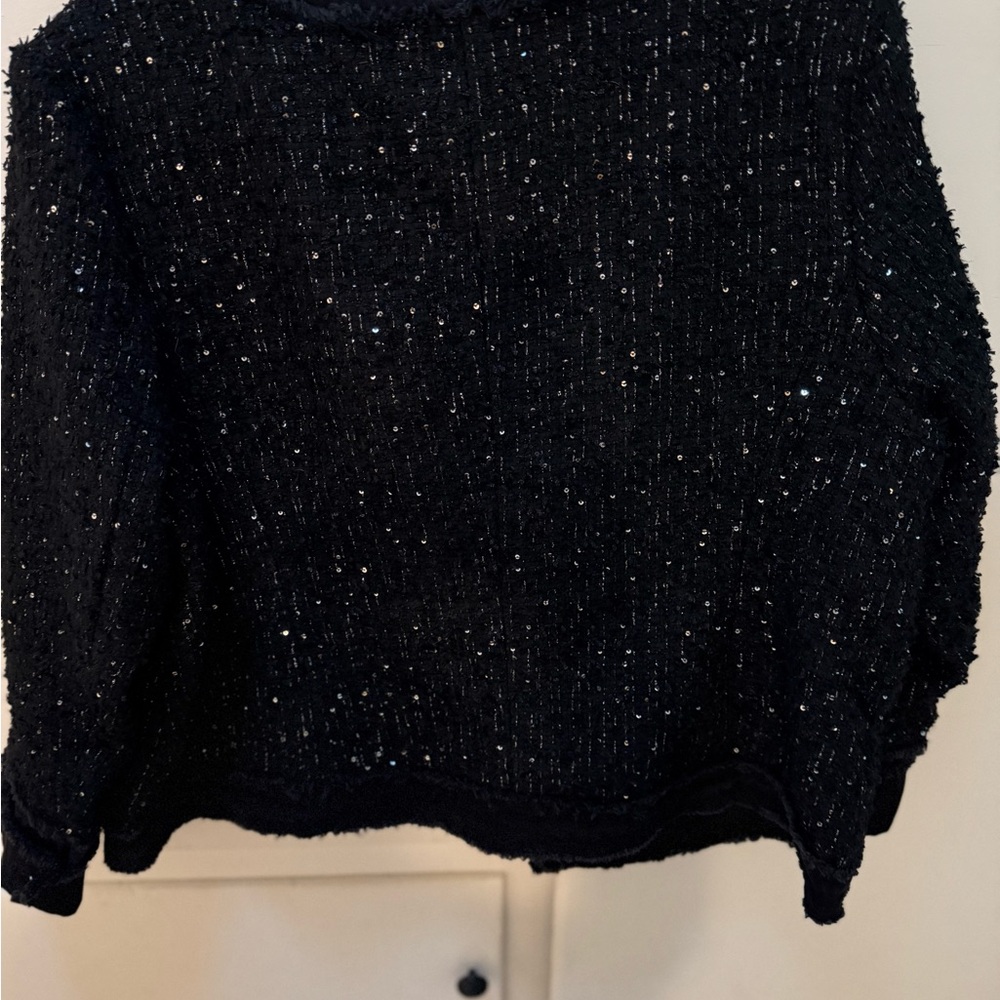 Nanette Lepore Black Tweed Blazer - Picture 10 of 15